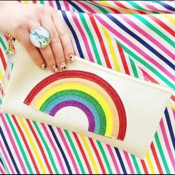NWOT Rainbow Clutch by Julie Mollo - Picture 3 of 6